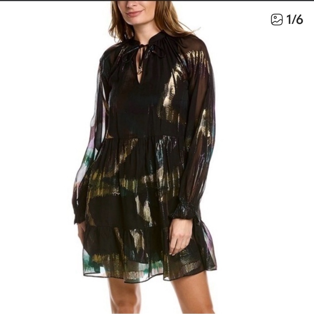 Trina Turk Rhapsodic Long Sleeve Dress
